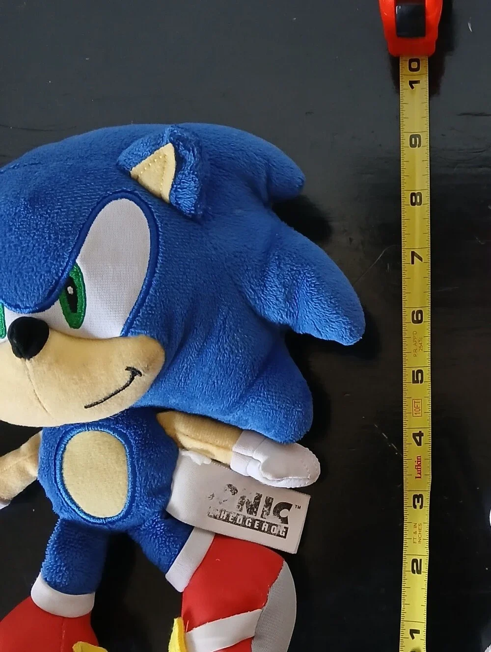Blue Plush Video Game Character Collectible - Soft Sonic-style Plush